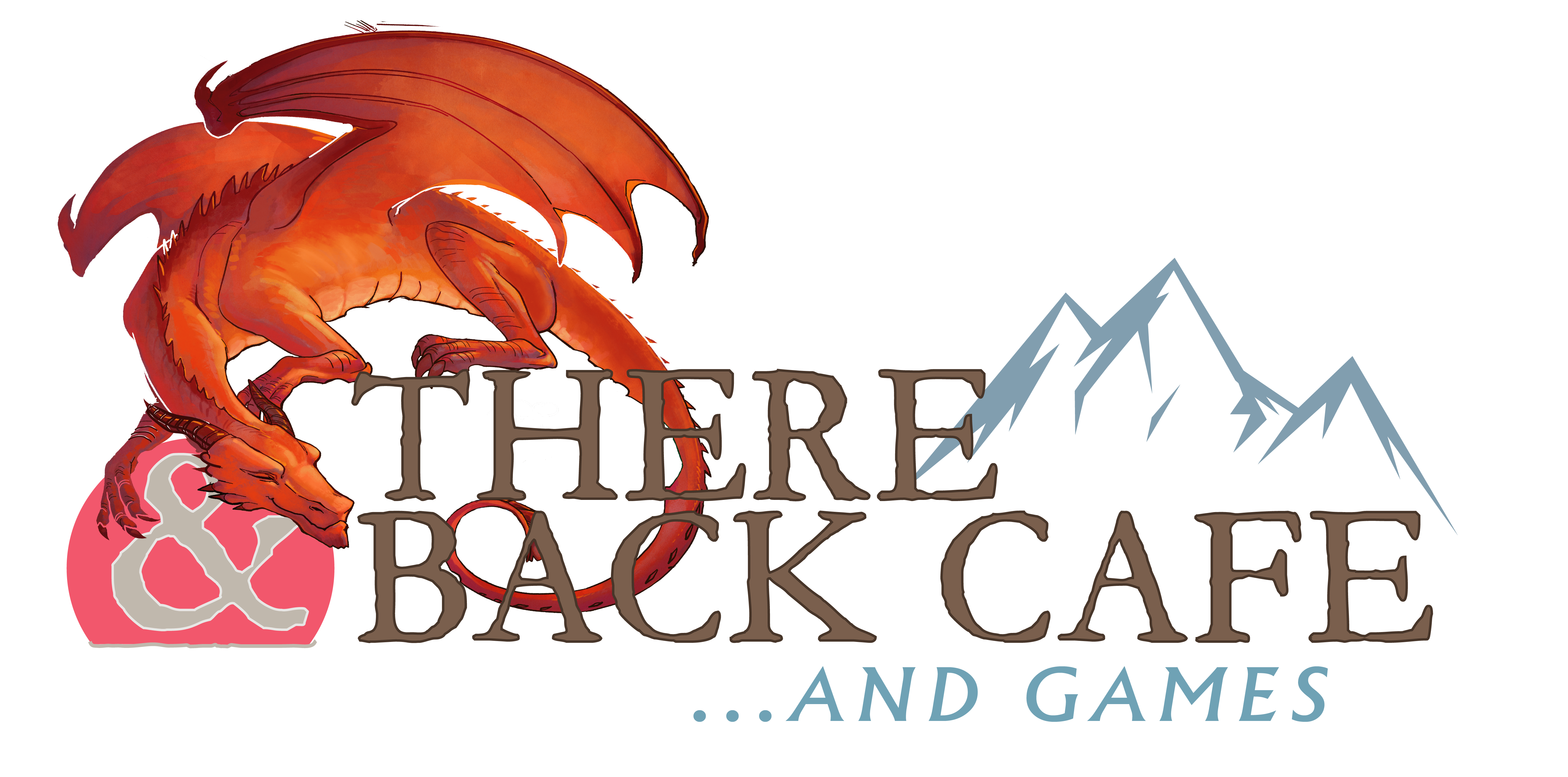 There and Back Cafe dragon logo